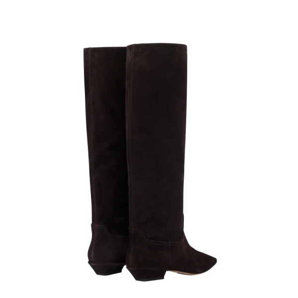 Bettina 25 Boots in Ebano Suede - Image 3