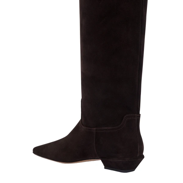 Bettina 25 Boots in Ebano Suede - Image 5