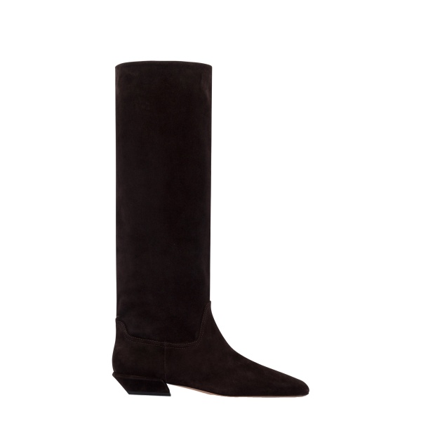 Paris Texas Bettina 25 Boots in Ebano Suede