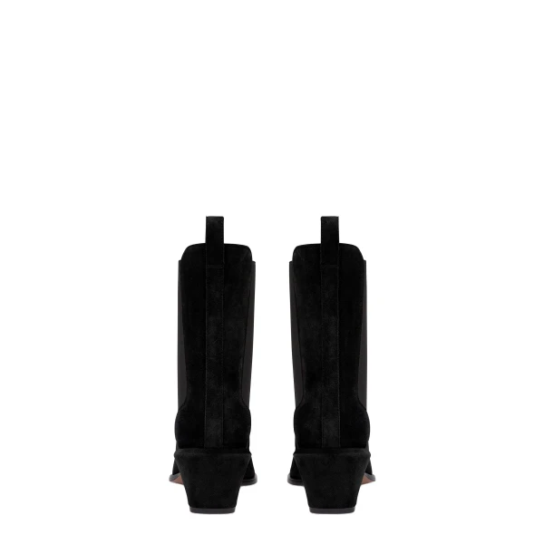 Bettina 50 Ankle Boots in Black Suede - Image 4