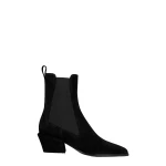 Paris Texas Bettina 50 Ankle Boots in Black Suede