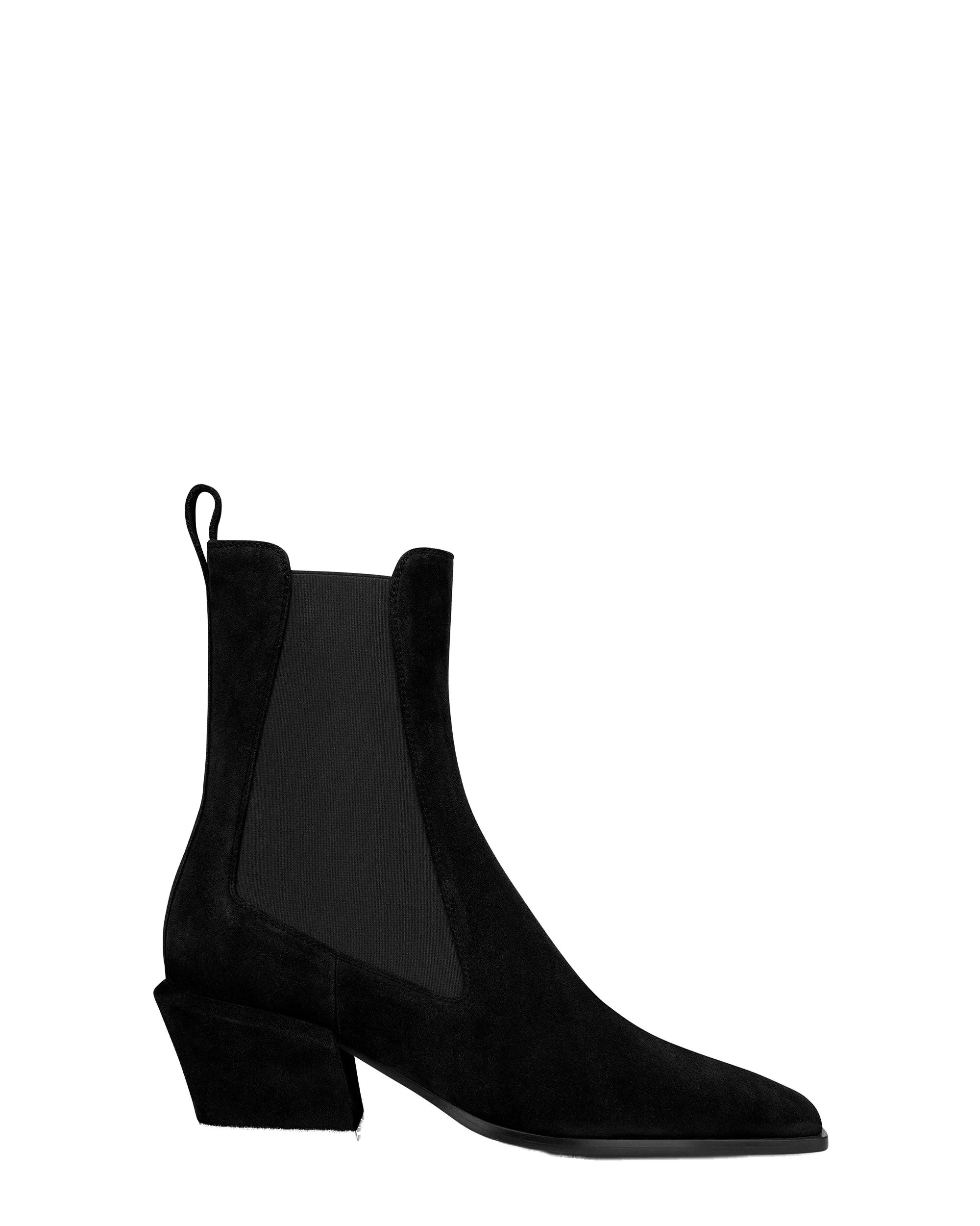 Paris Texas Bettina 50 Ankle Boots in Black PX1706XV003 Paris Texas Bettina 50 Ankle Boots in Black Suede