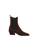 Paris Texas Bettina 50 Ankle Boots in Cioccolato Suede