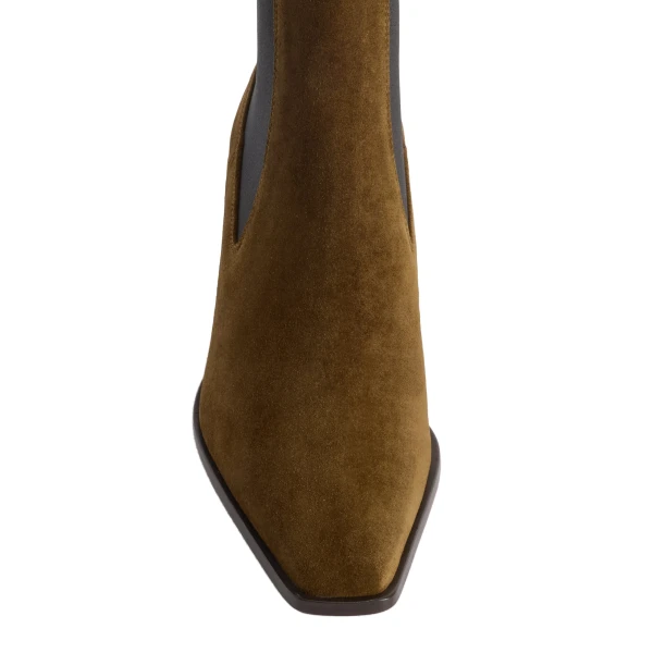 Bettina 50 Ankle Boots in Tundra Suede - Image 5
