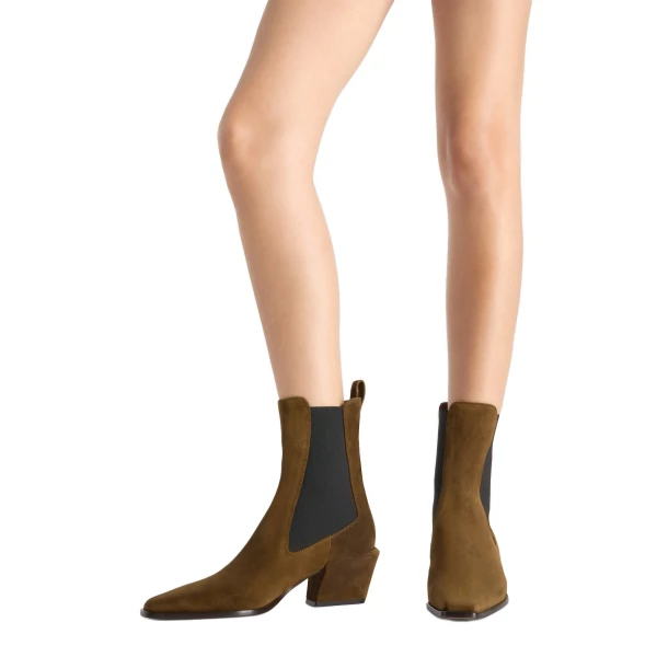 Bettina 50 Ankle Boots in Tundra Suede - Image 6