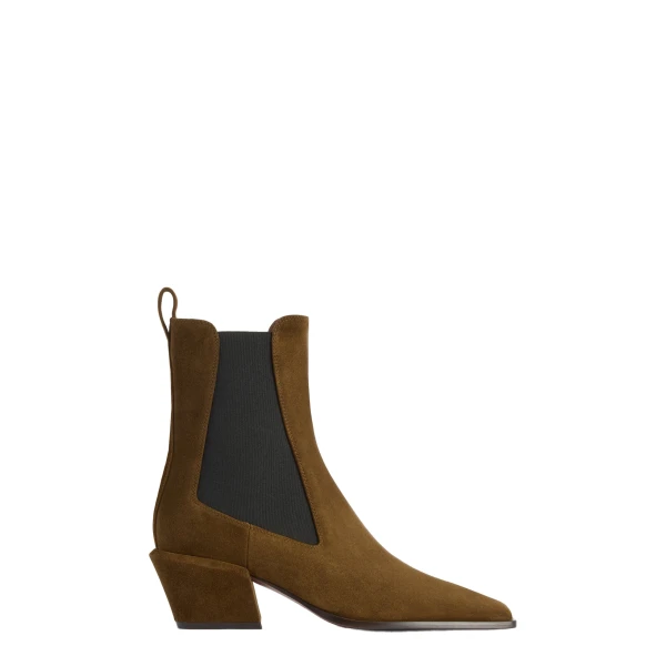 Paris Texas Bettina 50 Ankle Boots in Tundra Suede