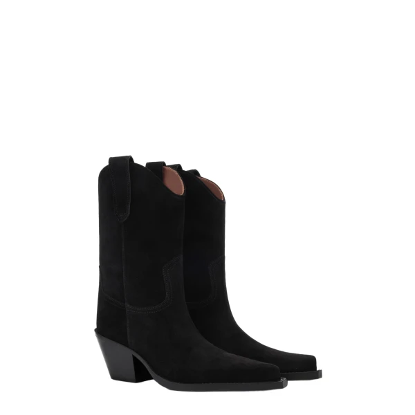 Dakota 60 Mid-Calf Boots in Black Suede - Image 2