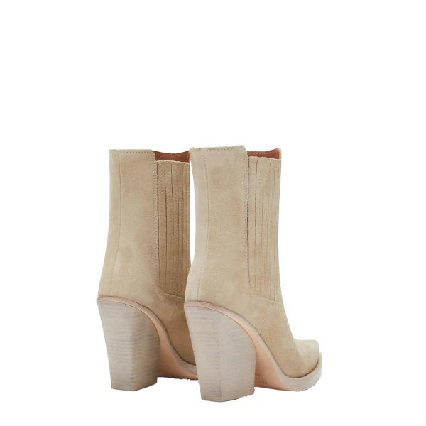 Dallas 100 Ankle Boots in Angora Suede - Image 3