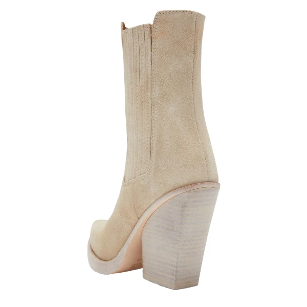 Dallas 100 Ankle Boots in Angora Suede - Image 5