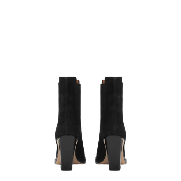 Dallas 100 Ankle Boots in Black Suede - Image 4