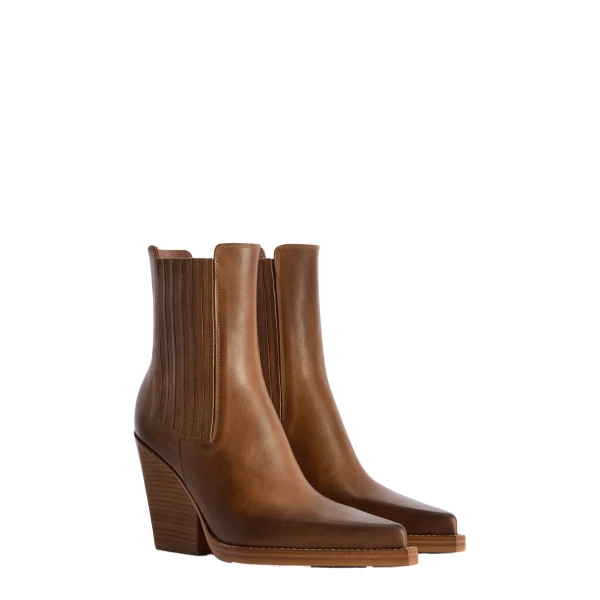 Dallas 100 Ankle Boots in Cuoio Leather - Image 2