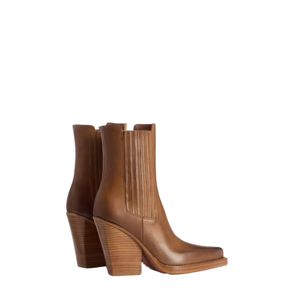 Dallas 100 Ankle Boots in Cuoio Leather - Image 3