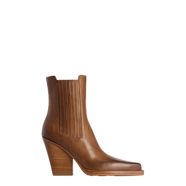 Paris Texas Dallas 100 Ankle Boots in Cuoio Leather