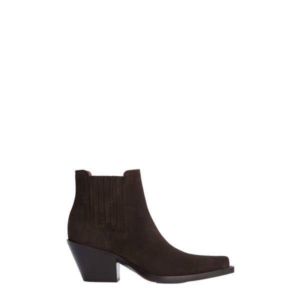 Paris Texas Dallas 60 Ankle Boots in Ebony Suede