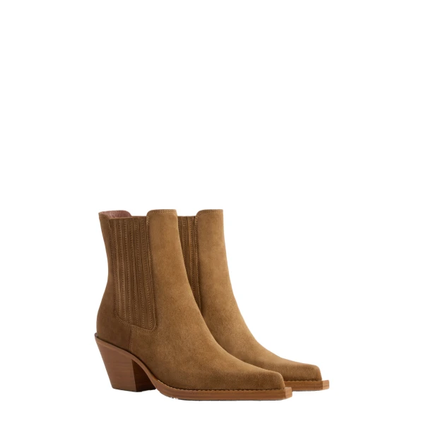 Dallas 60 Ankle Boots in Sigaro Suede - Image 2
