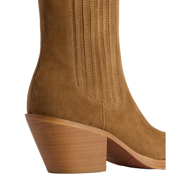 Dallas 60 Ankle Boots in Sigaro Suede - Image 4