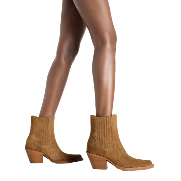 Dallas 60 Ankle Boots in Sigaro Suede - Image 6