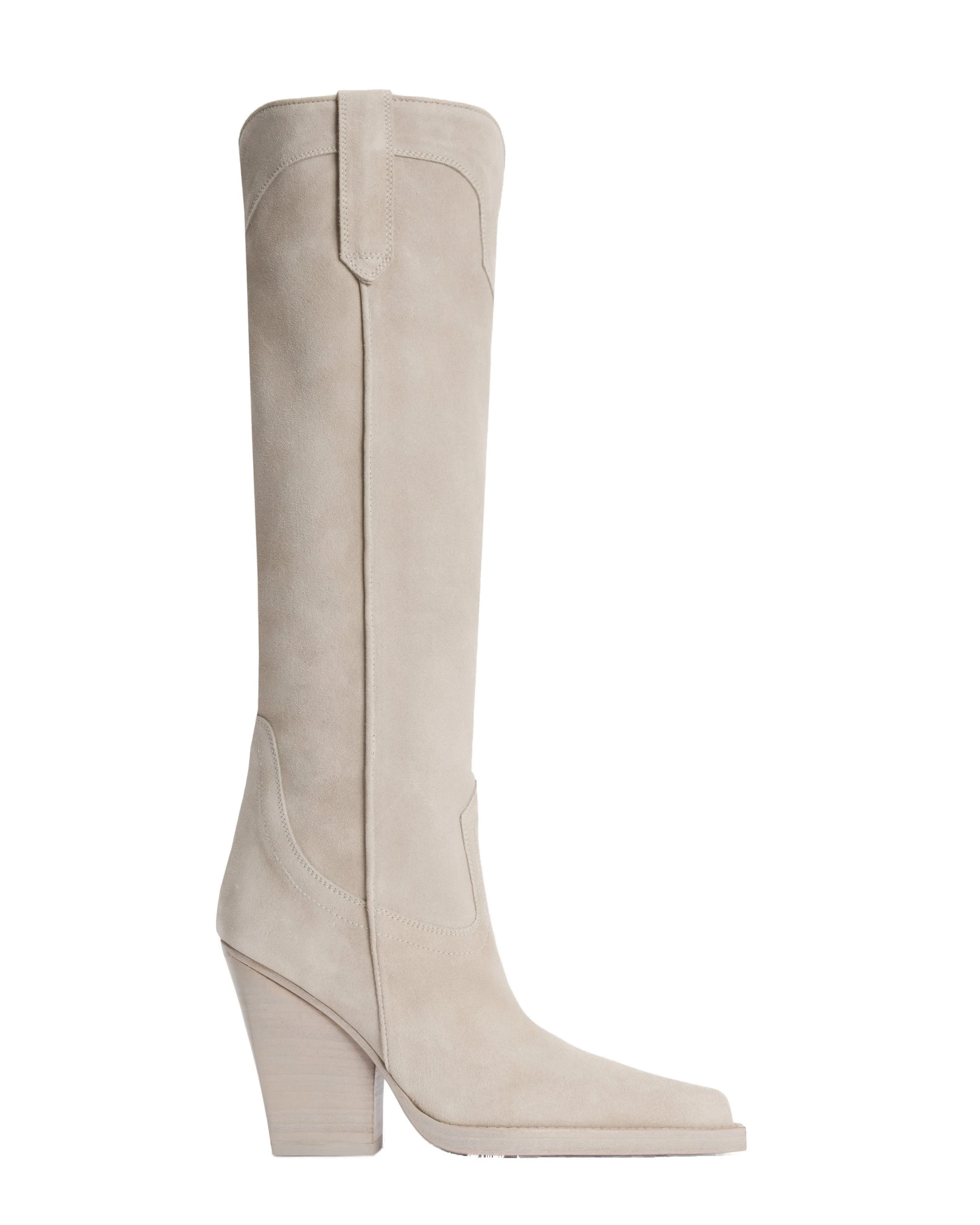 Paris Texas El Dorado 100 Boots in Angora | Luxury Shoes Paris Texas El Dorado 100 Boots in Angora Suede