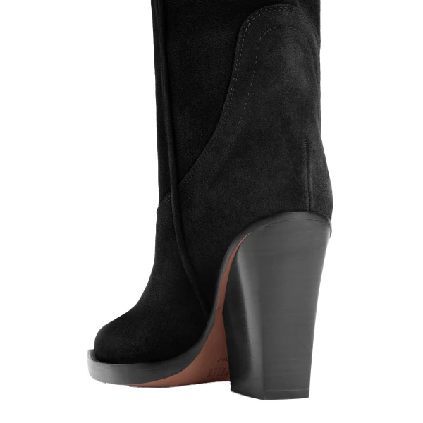 El Dorado 100 Boots in Black Suede - Image 4