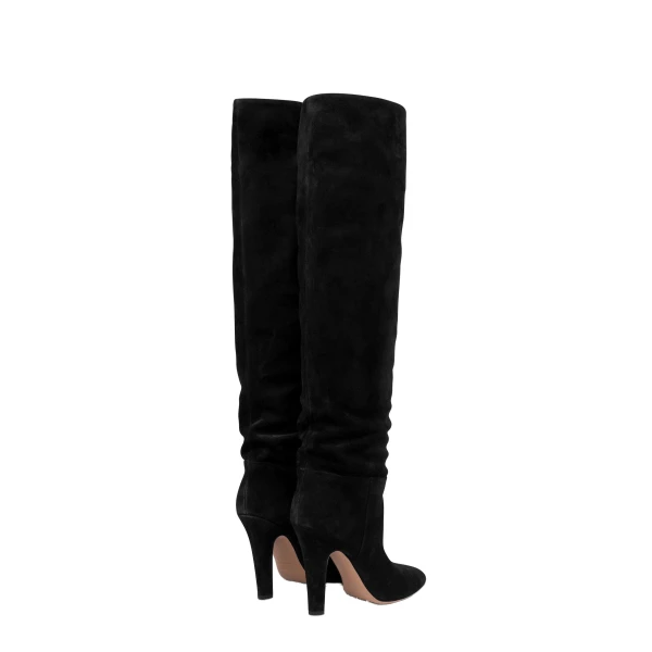 Elsa 100 Boots in Black Suede - Image 3