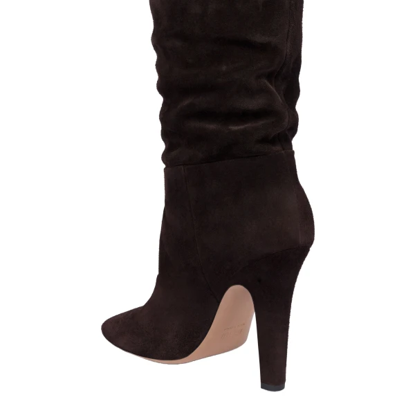 Elsa 100 Boots in Ebano Suede - Image 5