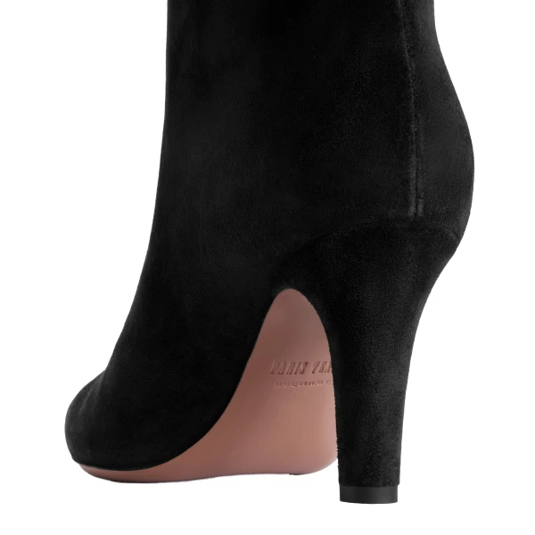 Elsa 75 Ankle Boots in Black Suede - Image 4