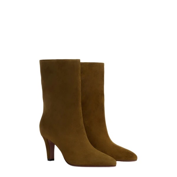 Elsa 75 Ankle Boots in Tundra Suede - Image 2