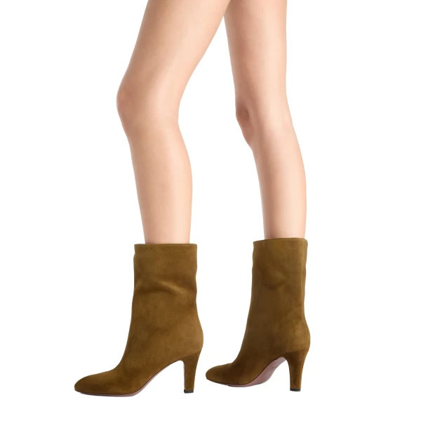Elsa 75 Ankle Boots in Tundra Suede - Image 6
