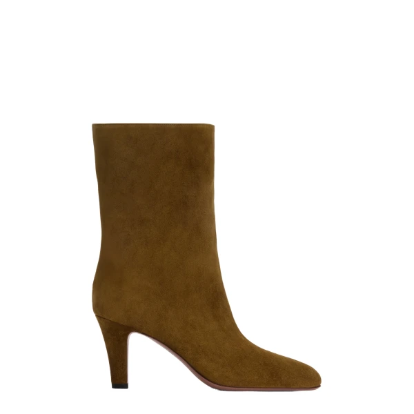 Elsa 75 Ankle Boots in Tundra Suede