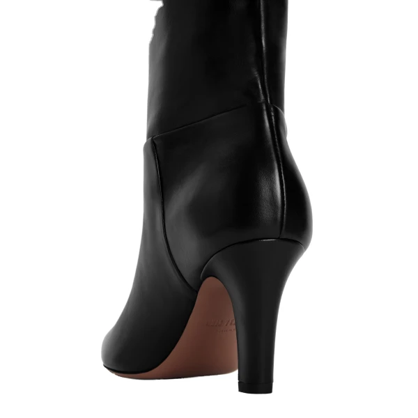 Elsa 75 Boots in Black Nappa Leather - Image 5