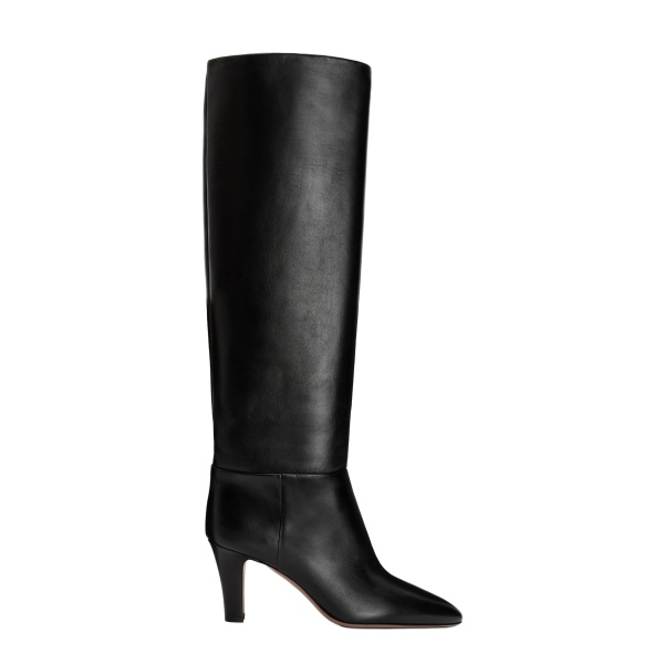 Paris Texas Elsa 75 Boots in Black Nappa Leather