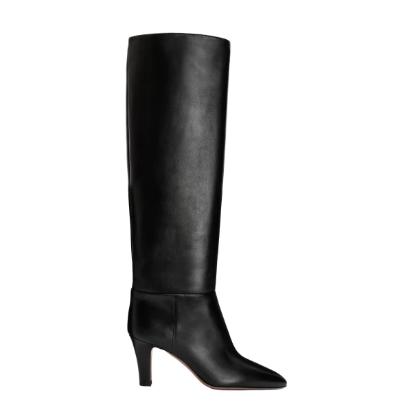 Paris Texas Elsa 75 Boots in Black Nappa Leather