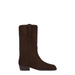 Paris Texas Hilda 35 Boots in Ebano Waxed Suede