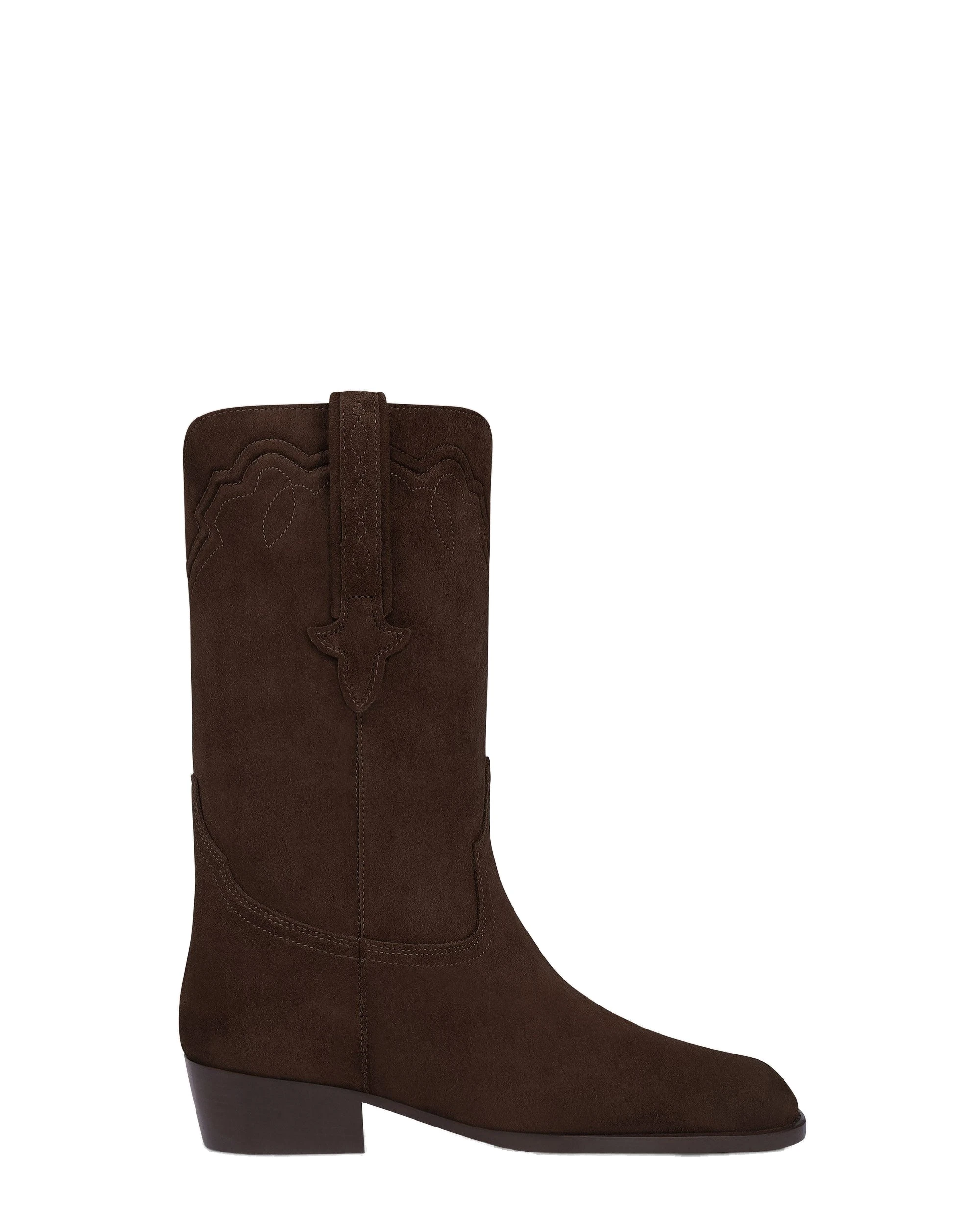 Paris Texas Hilda 35 Boots in Ebano | Luxury Shoes Paris Texas Hilda 35 Boots in Ebano Waxed Suede
