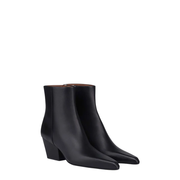 Jane 60 Ankle Boots in Black Leather PX1194XVT01 - Image 2