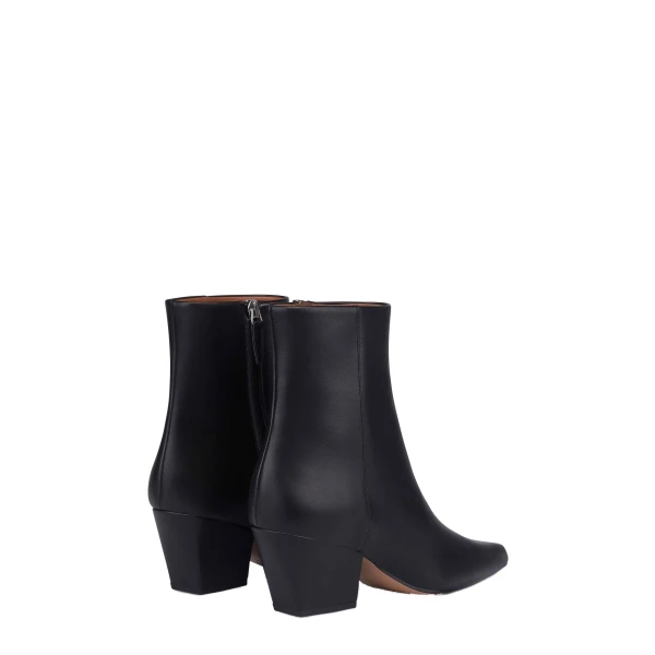 Jane 60 Ankle Boots in Black Leather PX1194XVT01 - Image 3