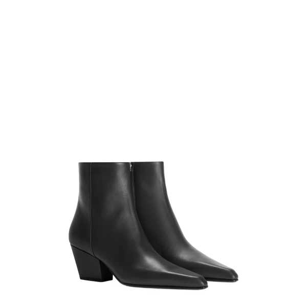 Jane 60 Ankle Boots in Black Leather PX1194XVT0C - Image 2