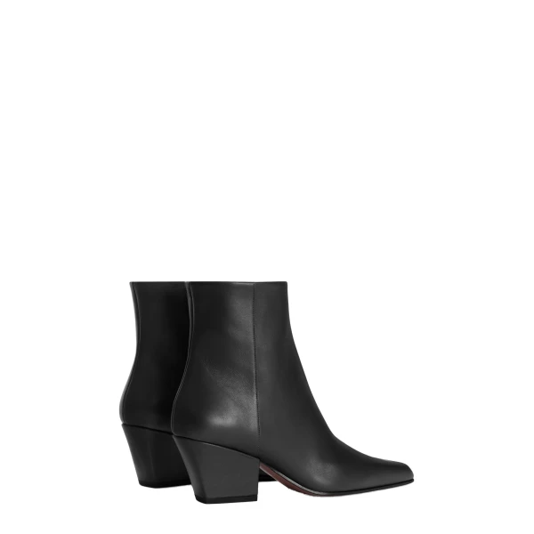 Jane 60 Ankle Boots in Black Leather PX1194XVT0C - Image 3
