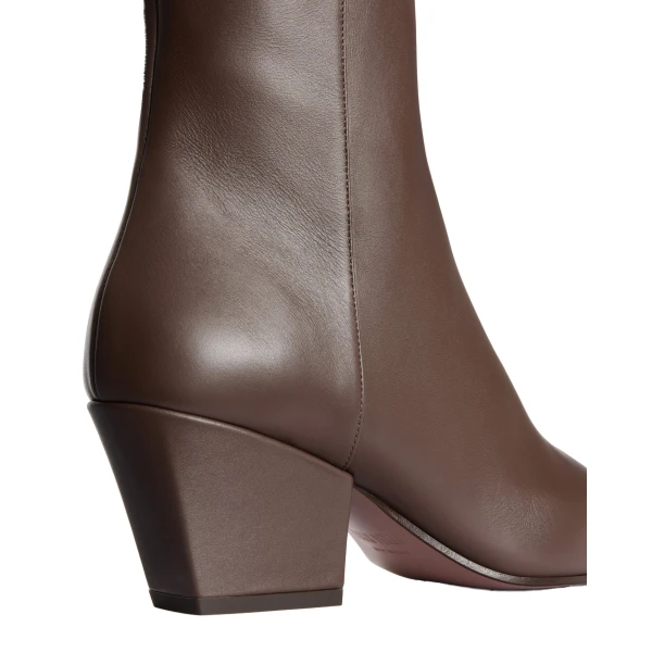 Jane 60 Ankle Boots in Ebano Leather - Image 4