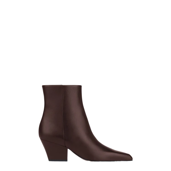 Paris Texas Jane 60 Ankle Boots in Mocha Leather