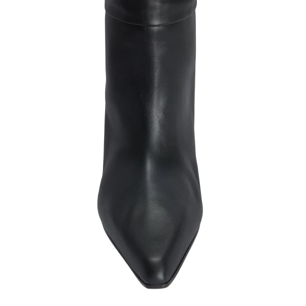 Jane 60 Boots in Black Leather - Image 5