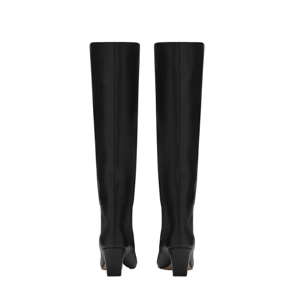 Jane 60 Boots in Black Nappa Leather - Image 4