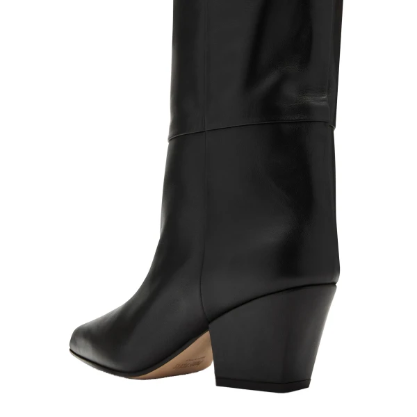 Jane 60 Boots in Black Nappa Leather - Image 5