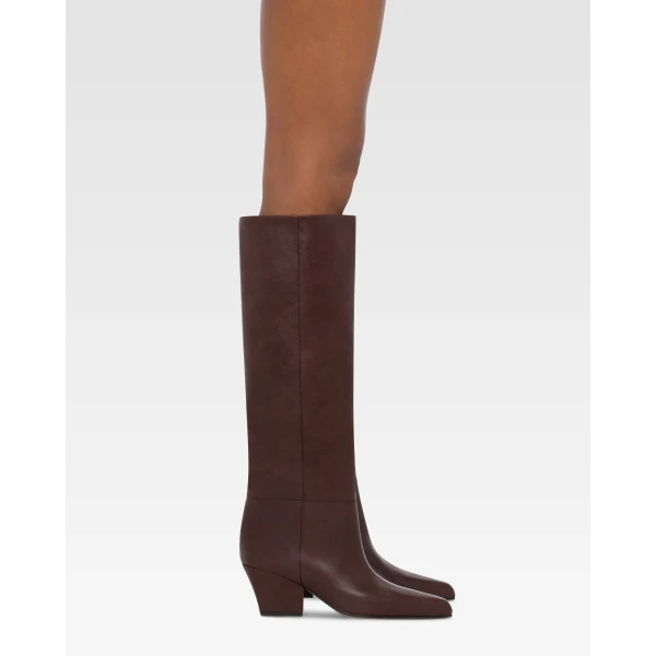 Jane 60 Boots in Mocha Leather - Image 6