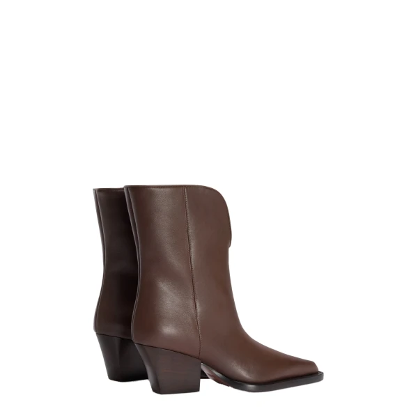 Jane 60 Mid-Calf Boots in Ebano Leather - Image 3