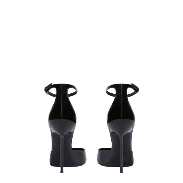 Lidia 105 Ankle-Strap Pumps in Black Patent Leather - Image 4