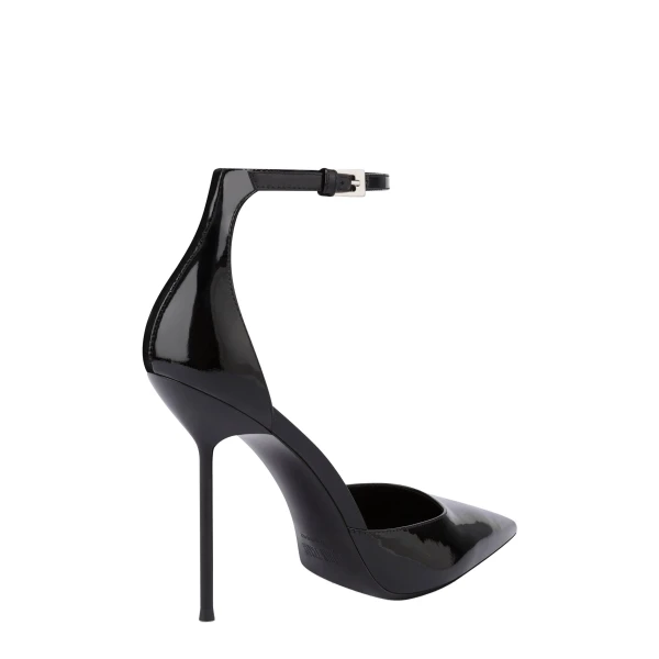Lidia 105 Ankle-Strap Pumps in Black Patent Leather - Image 5