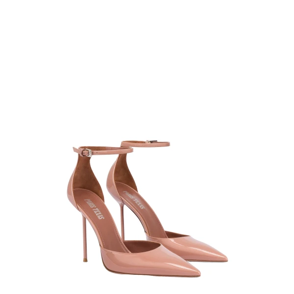 Lidia 105 Ankle-Strap Pumps in Texas Rose Patent Leather - Image 2