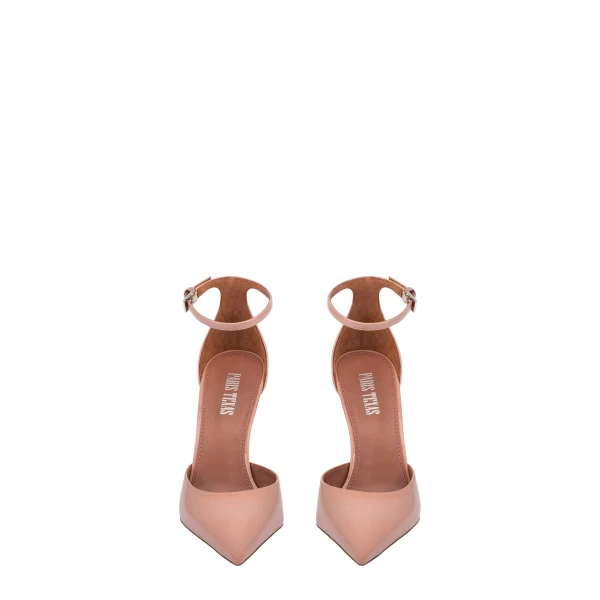 Lidia 105 Ankle-Strap Pumps in Texas Rose Patent Leather - Image 3