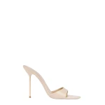 Paris Texas Lidia 105 Mules in Almond Patent Leather